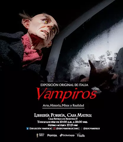 Exposición Vampiros | Imagen principal